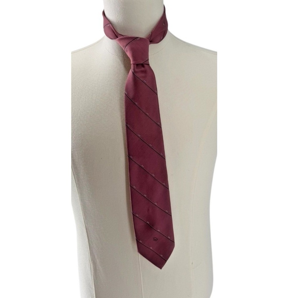 Vintage Christian Dior Polyester Silk Necktie Made in USA 3" X 57" WPL 125 50s